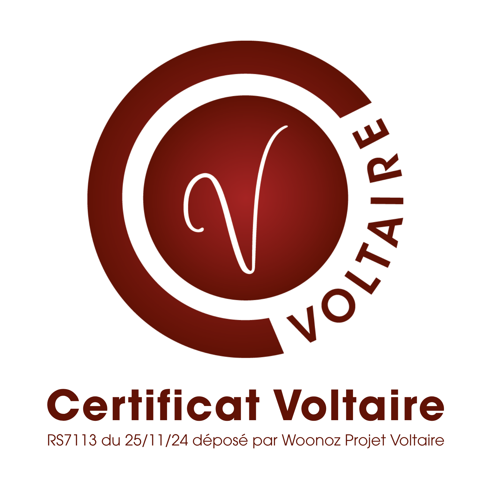 Logo Certificat Voltaire organismes habilités